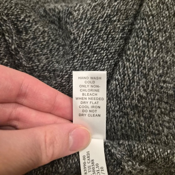 Banana Republic Gray Tulle Whimsigoth Cottagecore Horror Protag Babydoll Cardi M - Picture 11 of 13